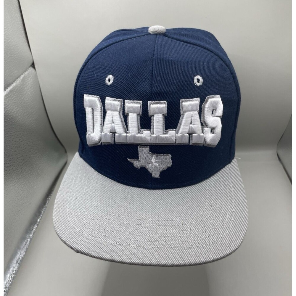 Dallas Cowboys Embroidered Snapback Hat JoyCap Blackhawk Blue Gray NWOT